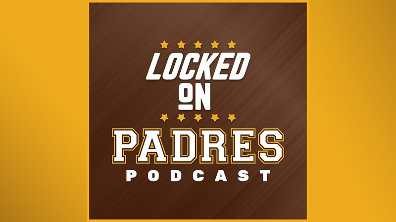 logo for Locked On Padres Podcast